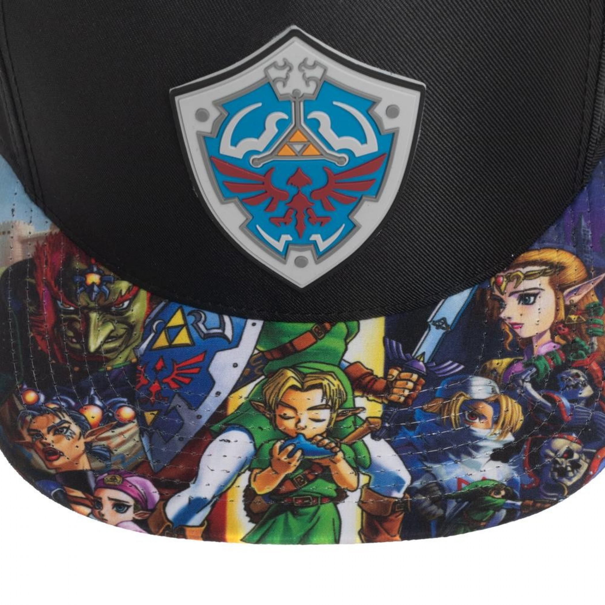Legend Of Zelda Character Brim Sublimated Snapback Hat